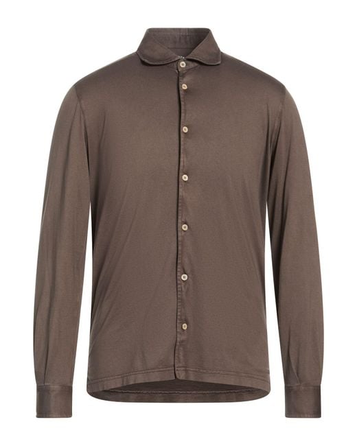 Fedeli Brown Shirt for men