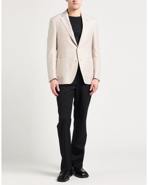 Lardini Natural Blazer Cotton, Linen for men