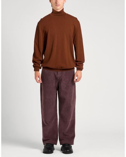 Zanone Brown Turtleneck for men