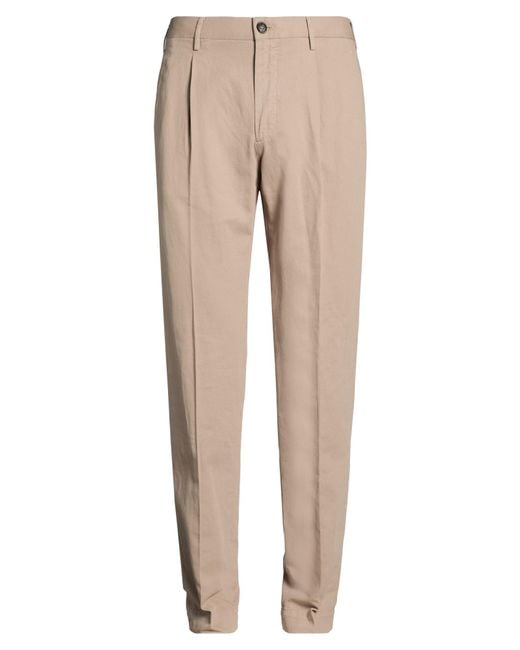 Incotex Natural Pants Cotton, Linen for men