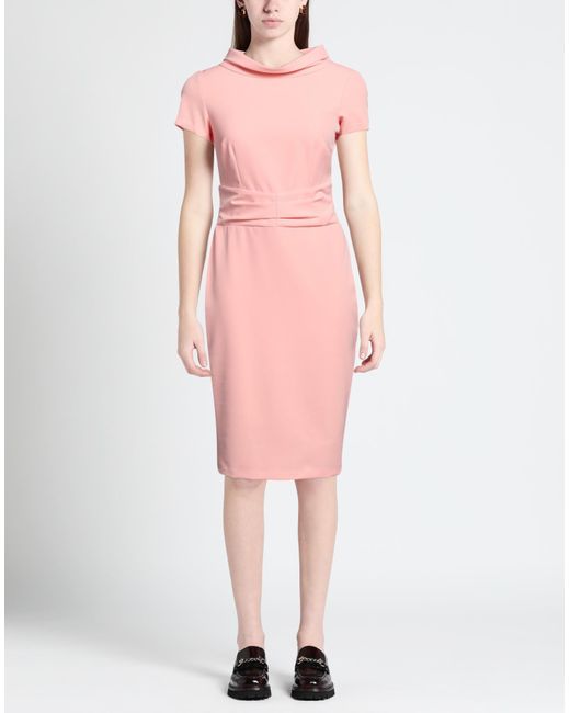 Rinascimento Pink Midi Dress