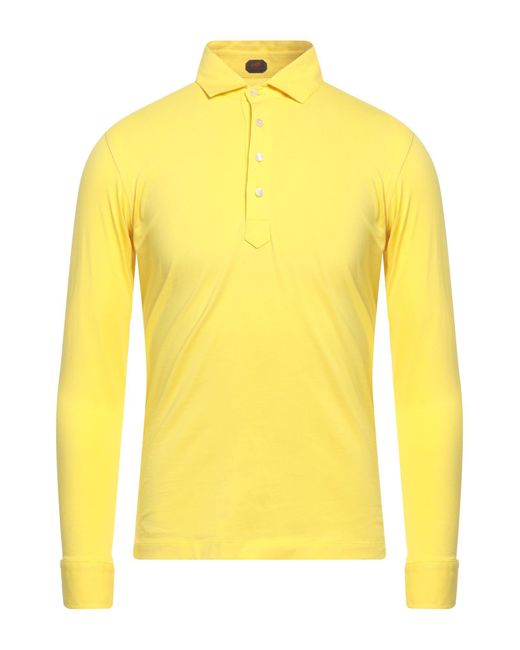 Mp Massimo Piombo Yellow Polo Shirt for men