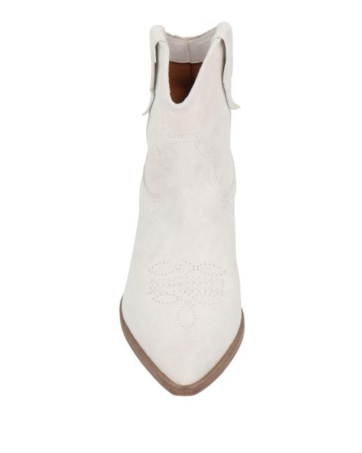 The Seller White Ankle Boots