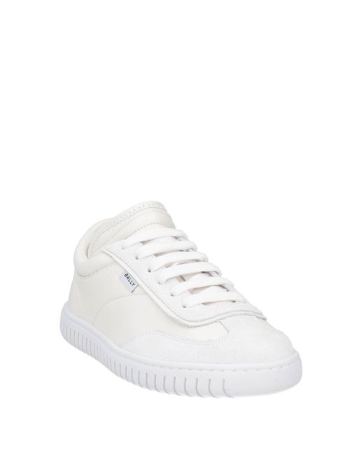 Bally White Sneakers Calfskin