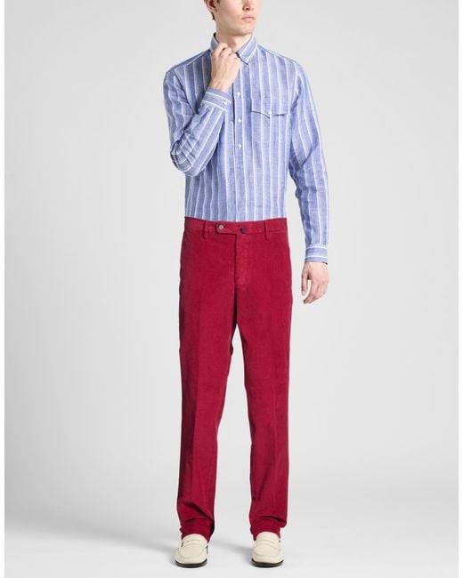 Incotex Red Trouser for men