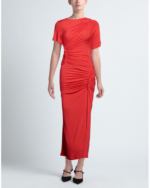 Atlein Red Maxi Dress