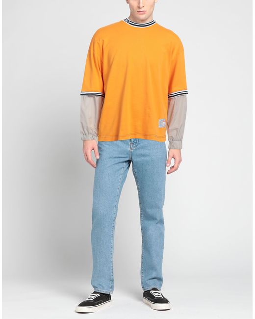 Gcds Orange T-shirt for men