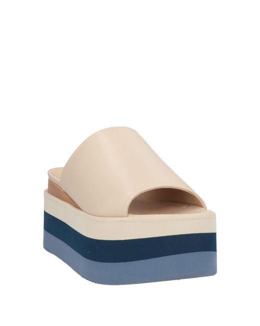 Paloma Barceló White Alice Sandals Leather