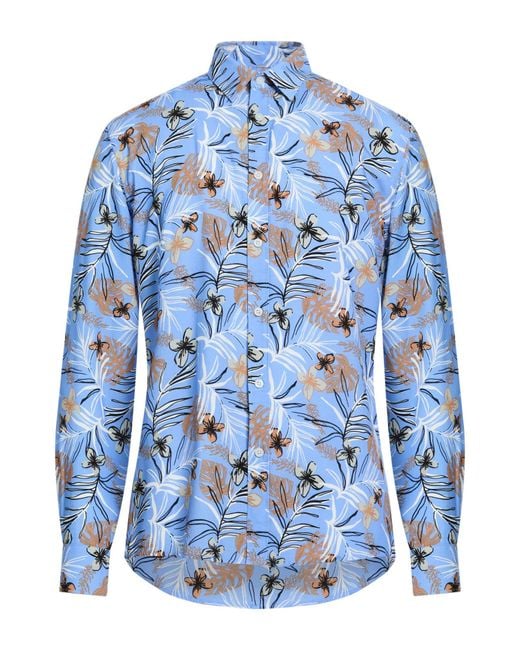 Daniele Alessandrini Blue Shirt for men