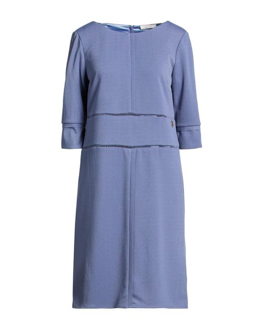 LUCKYLU Milano Blue Mini Dresses