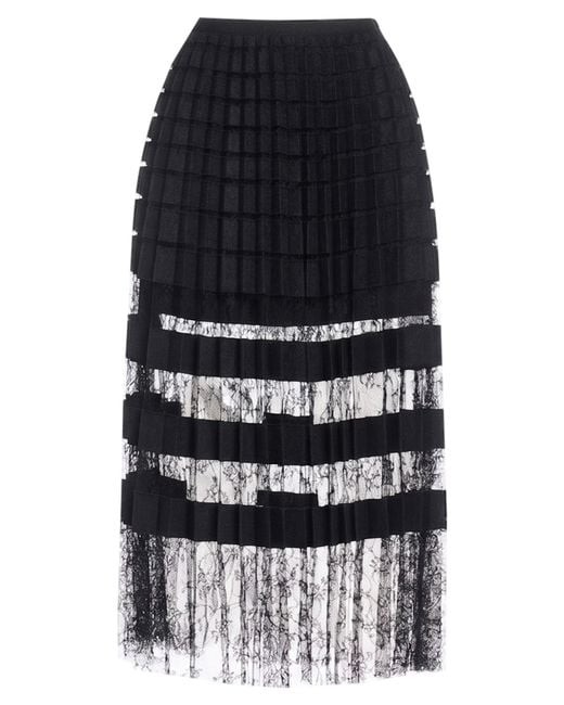 Ermanno Scervino Blue Midi Skirt