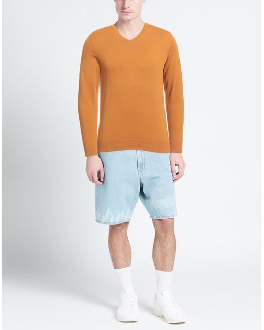 Jeordie's Orange Sweater for men