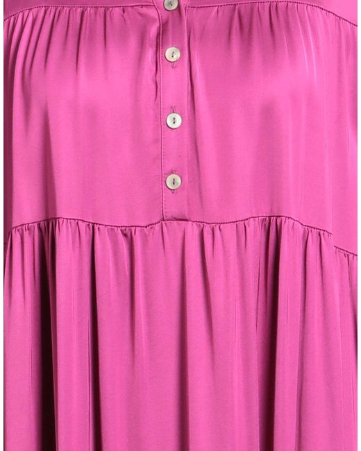 WU'SIDE Pink Midi Dresses