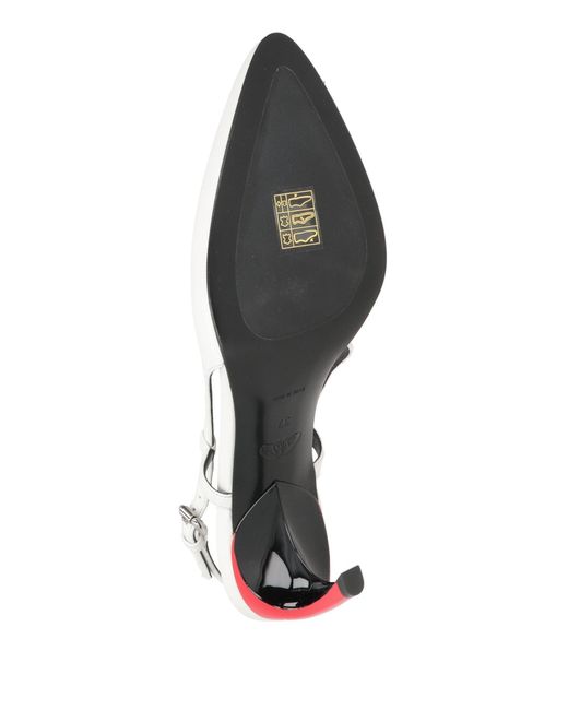 McQueen White Pumps Leather