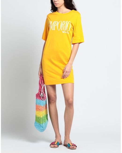 Emporio Armani Yellow Beach Dress