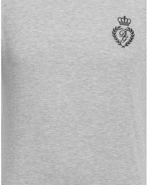 Dolce & Gabbana Gray T-shirt for men