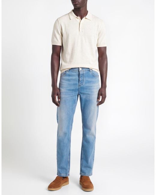 Fedeli Blue Jeans Cotton, Elastane for men