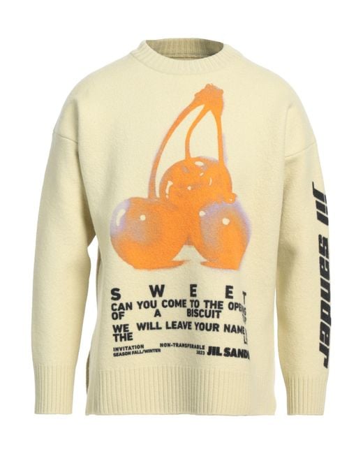 Jil Sander Green Sweater Wool for men