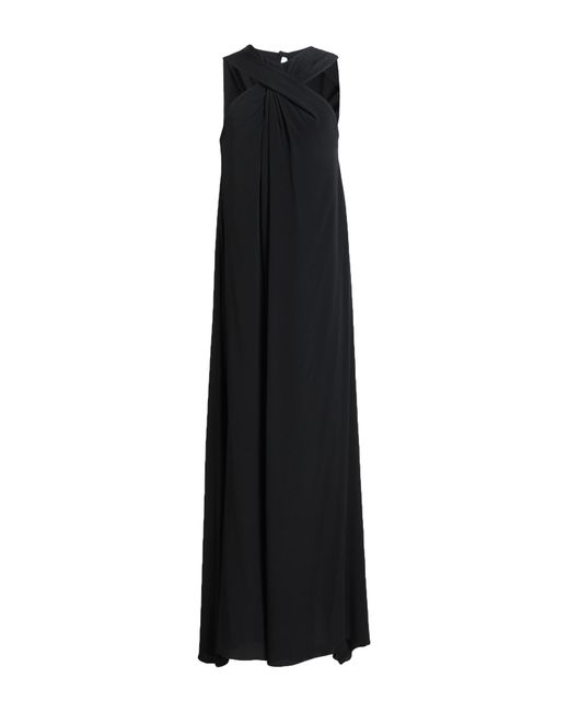 Erika Cavallini Semi Couture Black Maxi Dress