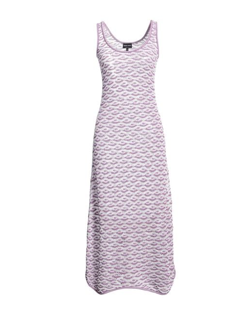 Giorgio Armani Purple Maxi Dress