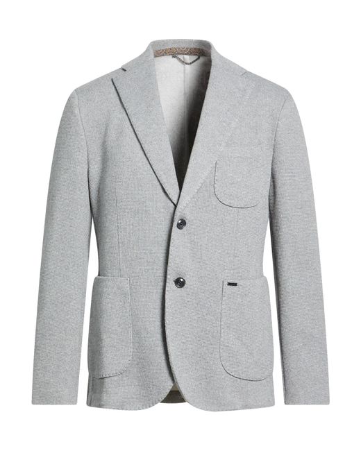 Gianni Lupo Gray Blazer for men