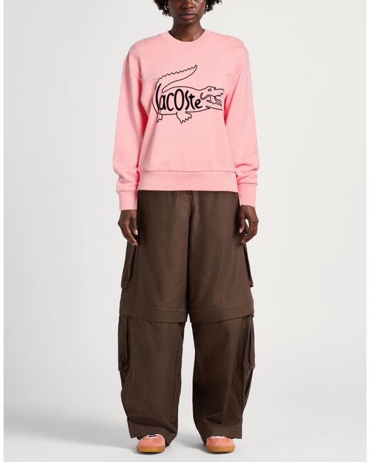 Lacoste Pink Sweatshirts
