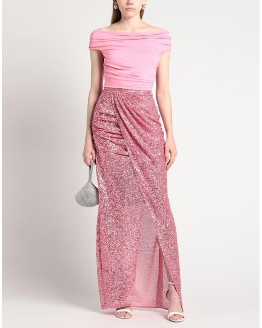 Elisabetta Franchi Pink Maxi Dress