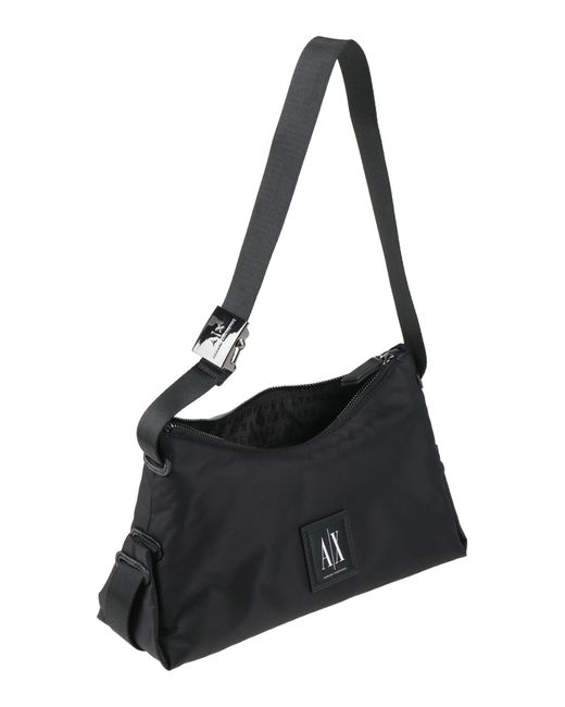 ARMANI EXCHANGE Black Schultertasche