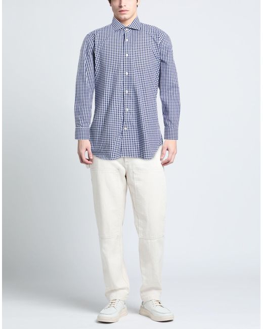 Guglielminotti Blue Shirts for men