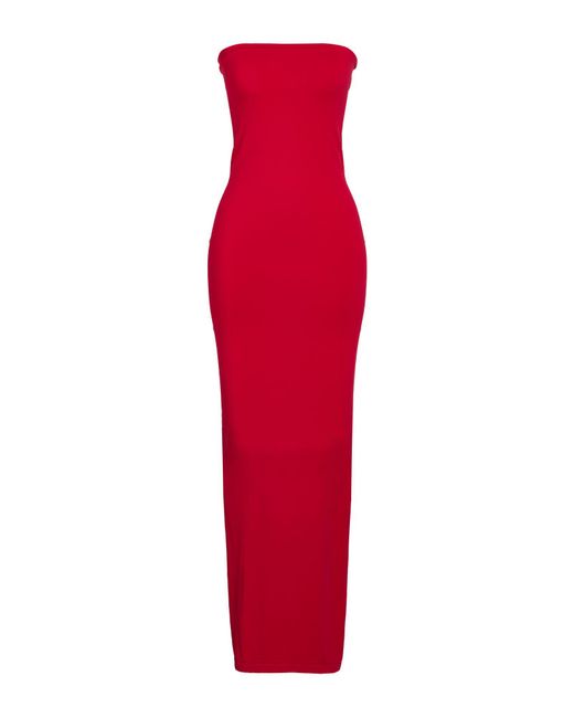 Wolford Red Maxi Dress Polyamide, Elastane