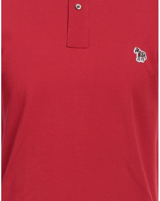 PS by Paul Smith Red Polo Shirt for men