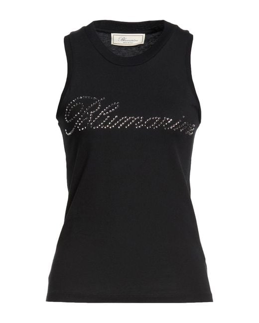 Blumarine Black Tank Tops