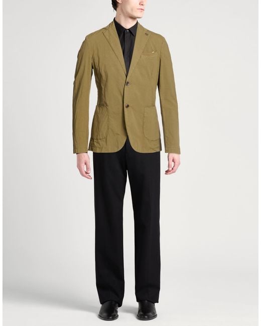 Bob Green Blazer Cotton, Elastane for men