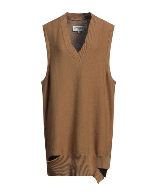 MM6 by Maison Margiela Brown Mini Dress