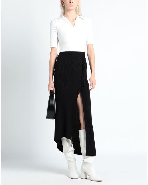 Pinko Black Midi Skirt