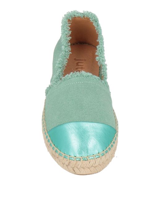 JUTELIA Green Espadrilles