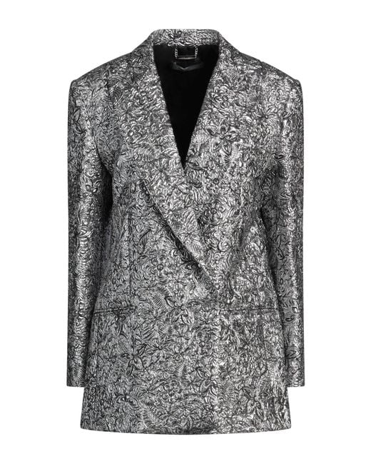 Blazer Alberta Ferretti en coloris Gray
