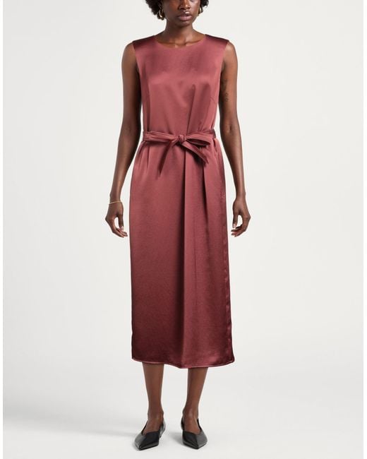 Weekend by Maxmara Red Midi Dress