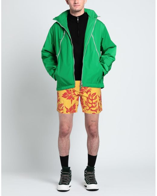 ERL Orange Denim Shorts for men