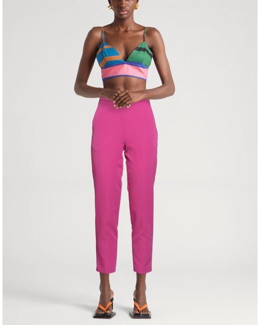 ViCOLO Pink Pants Polyester, Elastane
