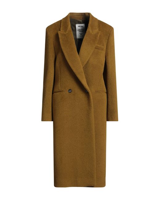 ANNIE PARIS Natural Military Coat Virgin Wool, Mohair Wool, Polyamide