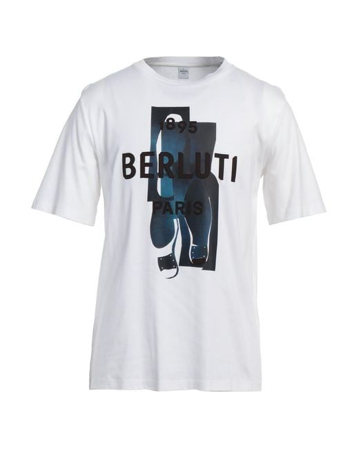 Berluti White T-Shirt for men