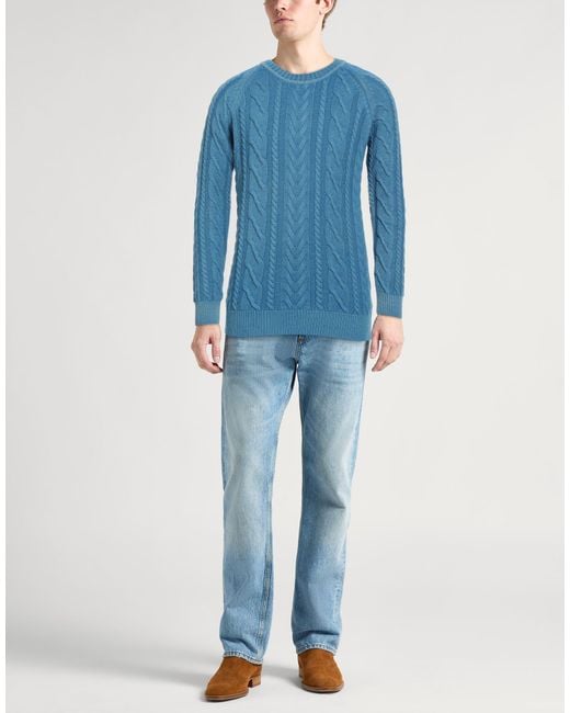 Pullover Moorer pour homme en coloris Blue