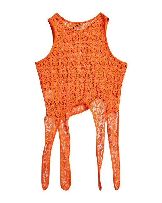 Collina Strada Orange Top Cotton