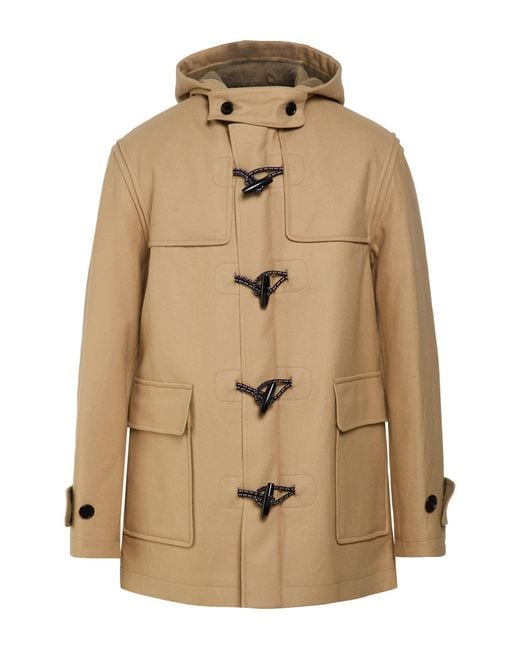 Kris Van Assche Natural Sand Coat Wool, Cashmere for men
