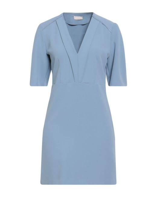 Liu Jo Blue Sky Mini Dress Polyester, Elastane