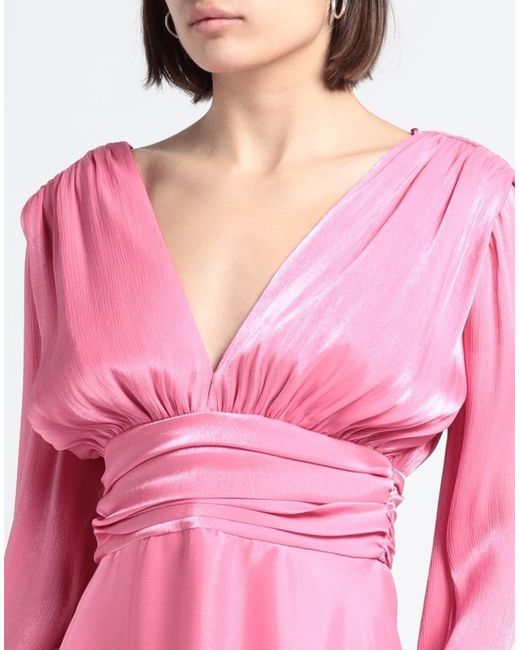 ACTUALEE Pink Maxi-Kleid