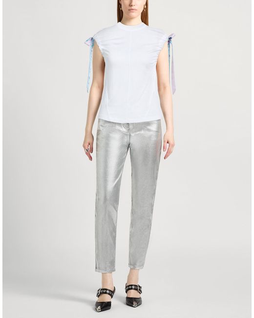 Emilio Pucci White T-Shirt Modacrylic, Cotton
