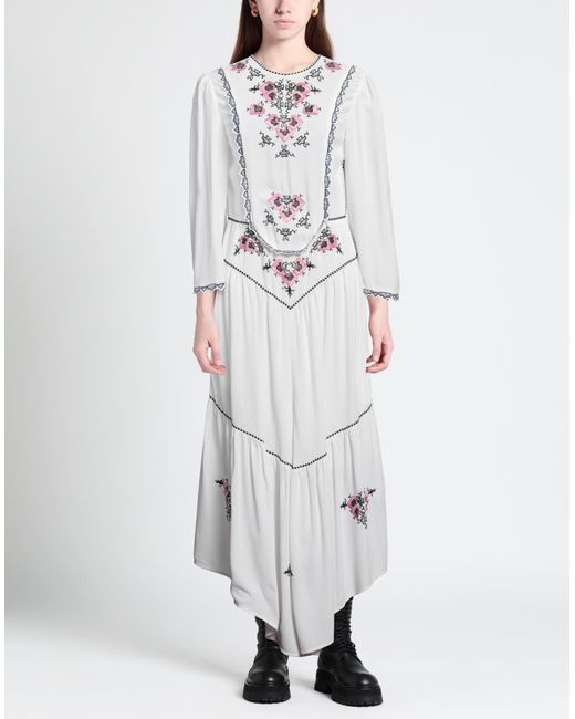 Isabel embroidered hotsell midi dress
