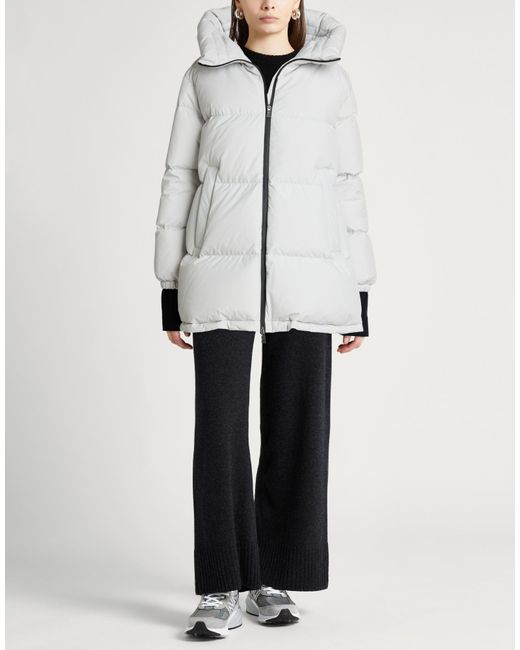Herno White Light Puffer Polyester, Ptfe